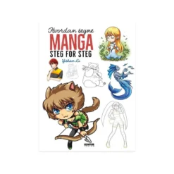 Hvordan tegne manga steg for steg – Bok