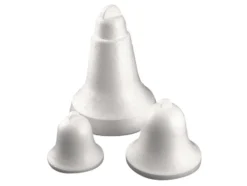 Isoporklokke – hel – 90mm 25stk