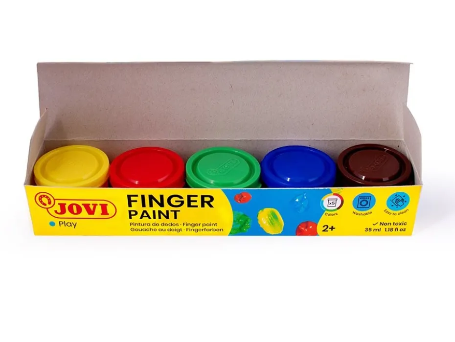 Jovi Fingermaling – 5x35ml Primær