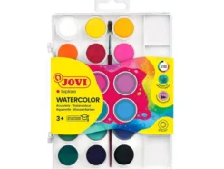 Jovi Maleskrin Watercolor Vannfarger – 18 farger