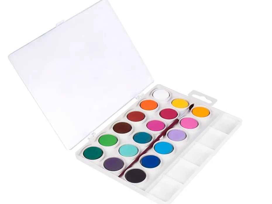 Jovi Maleskrin Watercolor Vannfarger – 18 farger