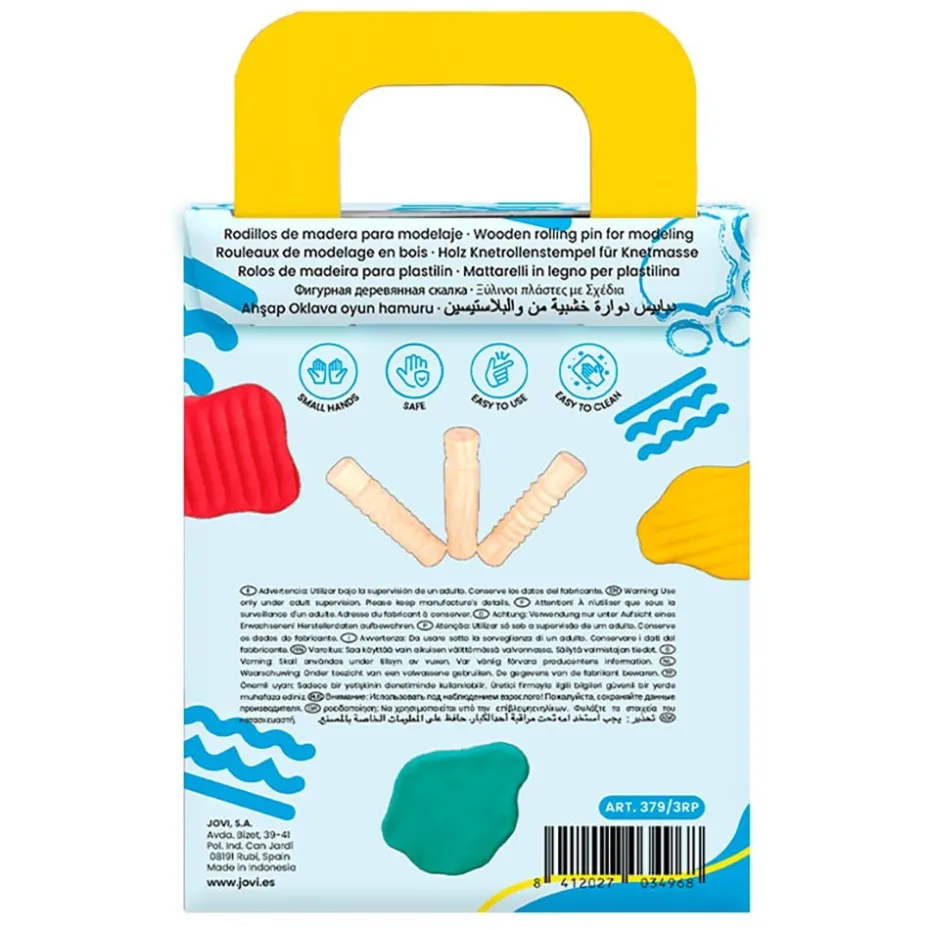 Jovi My First Plastilina – 3 kjevler i tre
