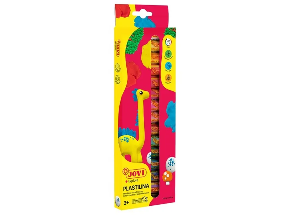 Jovi Plastilina Sett med 15 farger