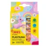 Jovi Plastilina Sett med 6 pastellfarger