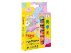 Jovi Plastilina Sett med 6 pastellfarger