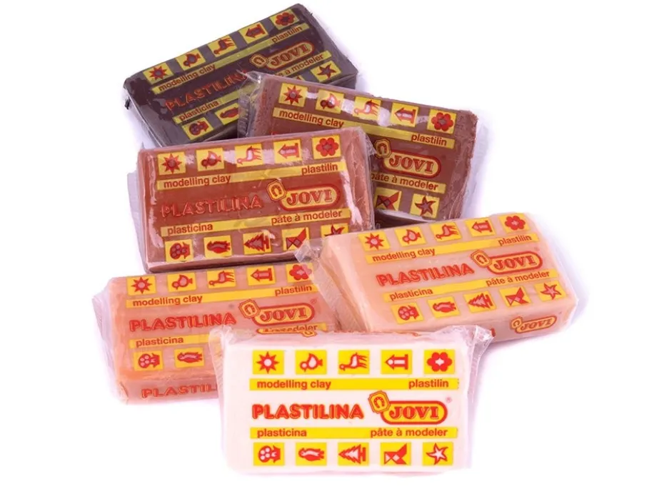 Jovi Plastilina 6 x 50g – Hudfarger