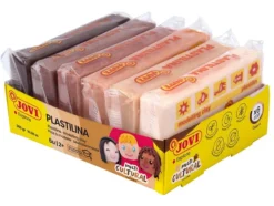 Jovi Plastilina 6 x 50g – Hudfarger