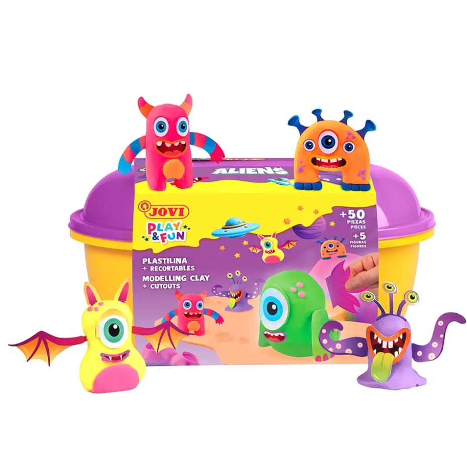 Jovi Play & Fun Plastilina Sett – Aliens