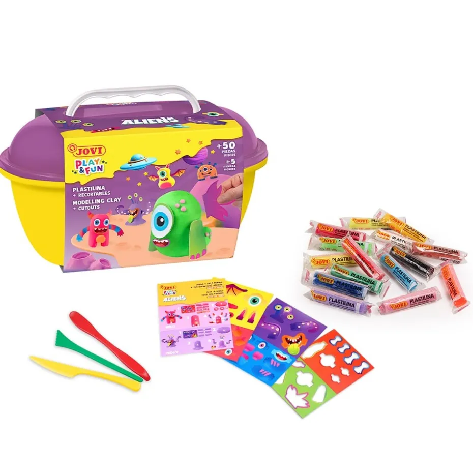 Jovi Play & Fun Plastilina Sett – Aliens
