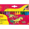 Jovi Wax Crayons fettstift – Jumbo – 18 farger