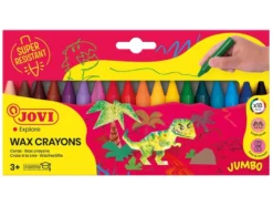 Jovi Wax Crayons fettstift – Jumbo – 18 farger