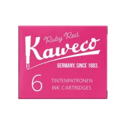 Kaweco Blekkpatron 6stk – Ruby Red
