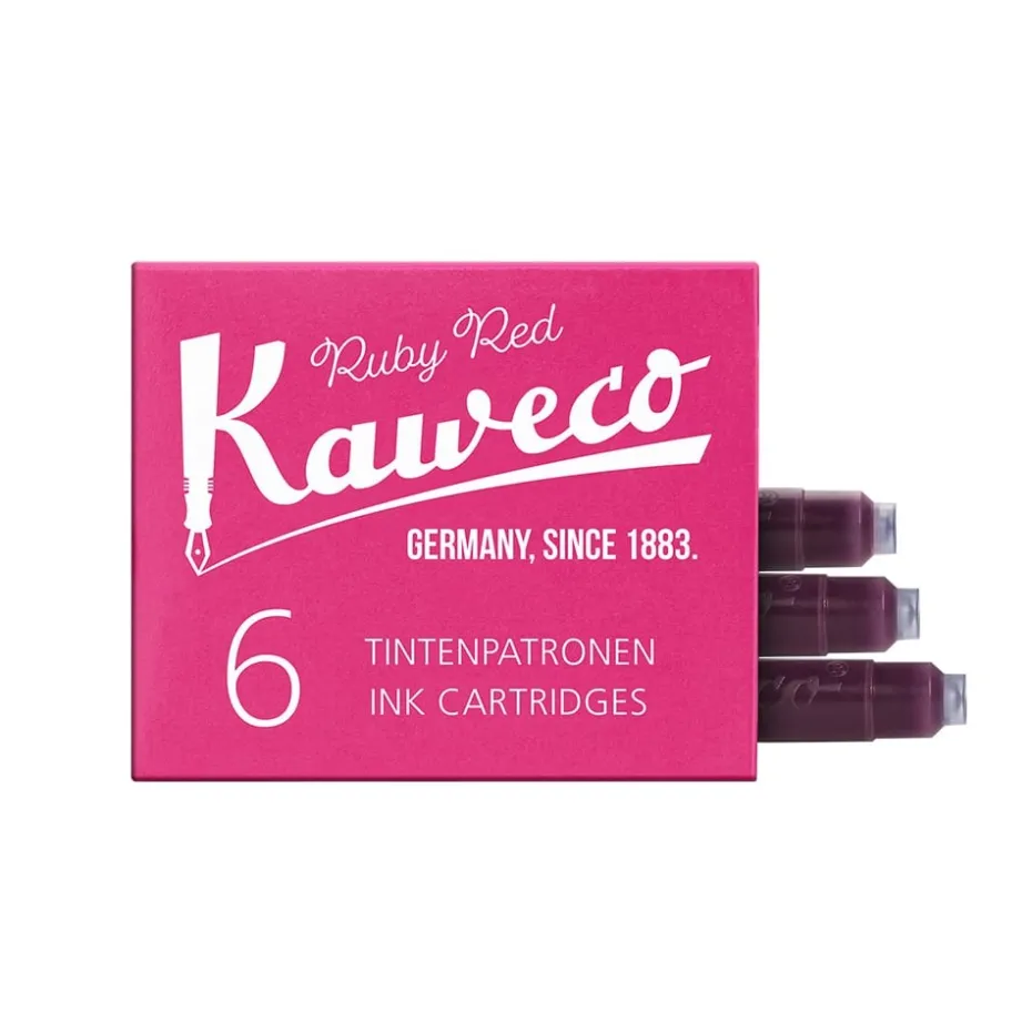 Kaweco Blekkpatron 6stk – Ruby Red