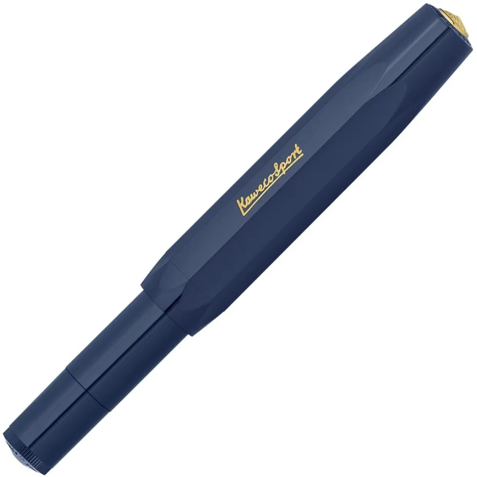 Kaweco Classic Sport Fyllepenn – F 0.7mm – Navy