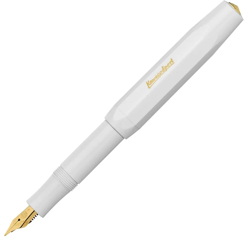 Kaweco Classic Sport Fyllepenn – M 0.9mm – White
