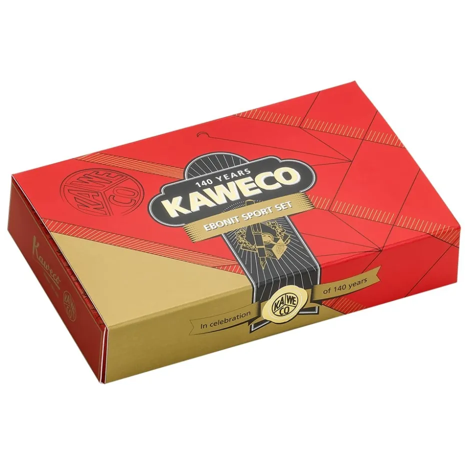 Kaweco Fyllepenn Sport Limited Sett Ebonit F 0.7mm