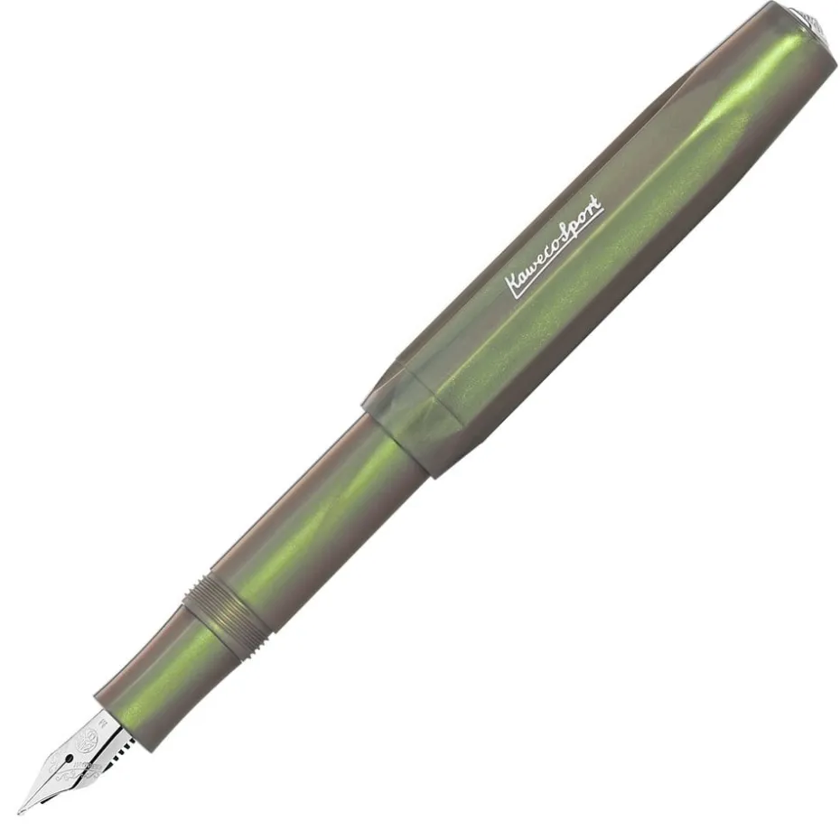 Kaweco Lunar Sport Fyllepenn – F 0.7mm – Shadow Green