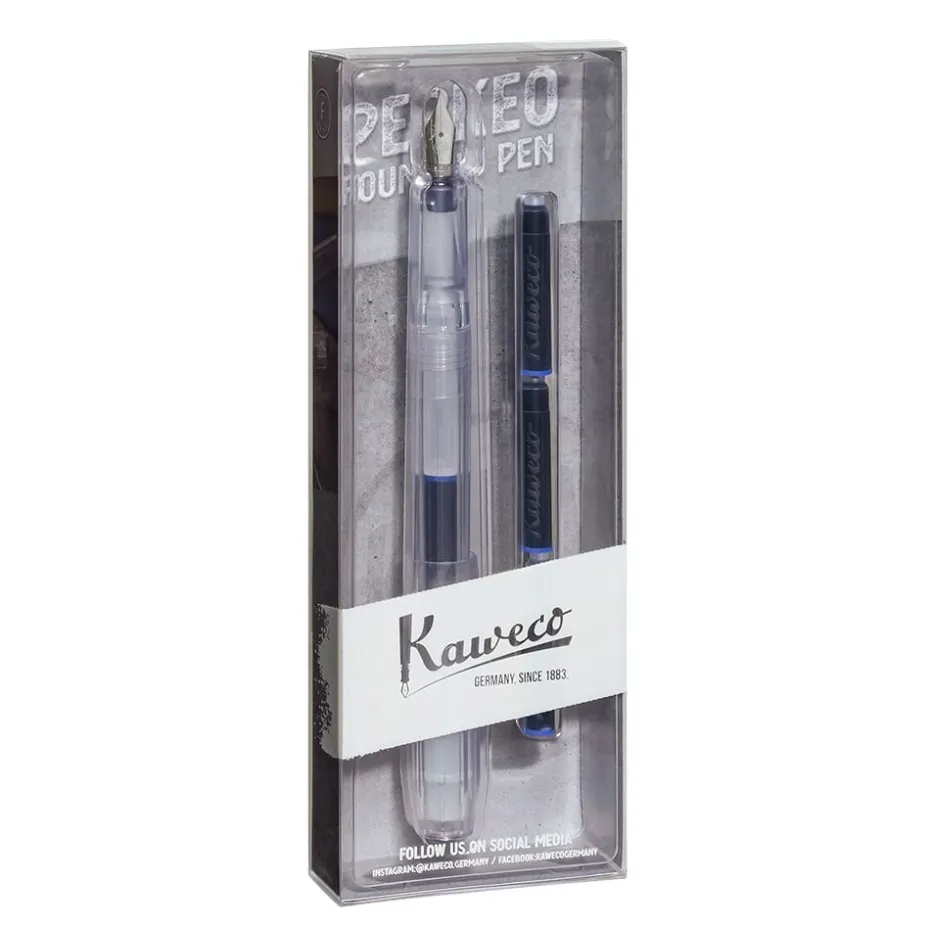 Kaweco Perkeo Fyllepenn Pack – F 0.7mm – All Clear