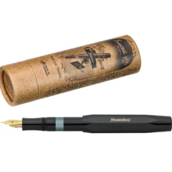 Kaweco Piston Classic Sport Fyllepenn – M 0.9mm – Black/Gold