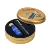 Kaweco Piston Sport Al Fyllepenn Set – F 0.7mm Navy/Gold