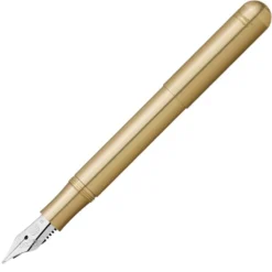 Kaweco Supra Fyllepenn – F 0.7mm – Brass
