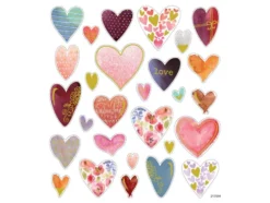 Klistremerker – Love Hjerter