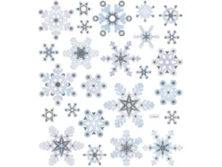 Klistremerker – Snøkrystaller