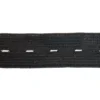 Knappehullstrikk – 25m 19mm – Sort
