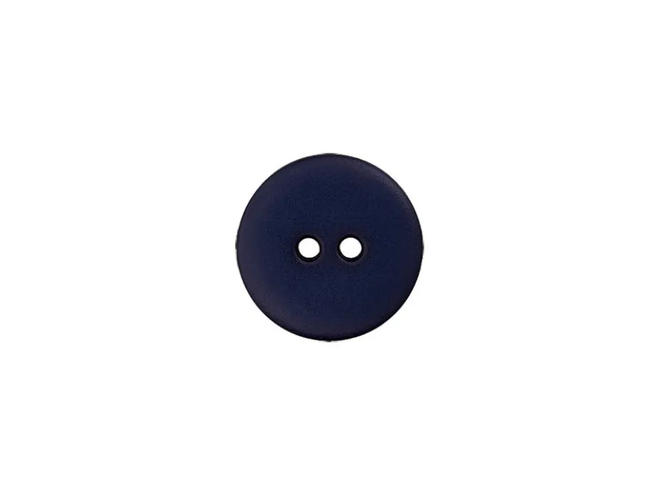 Knapp 28450 2-hull 18mm 681 Mørk blå