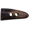 Knapp 35579 2-hull 36mm 22 Mørk brun