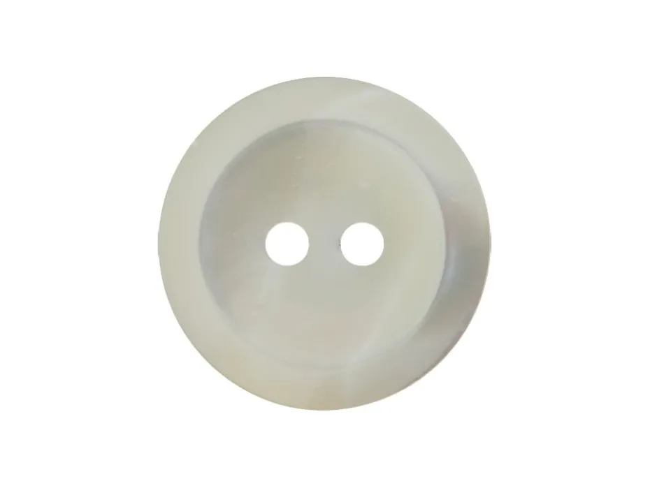 Knapp 18002 2-hull 11mm 99 Perlemor hvit