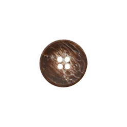 Knapp 454166 – 4-hulls 15mm – 22 Mørk brun