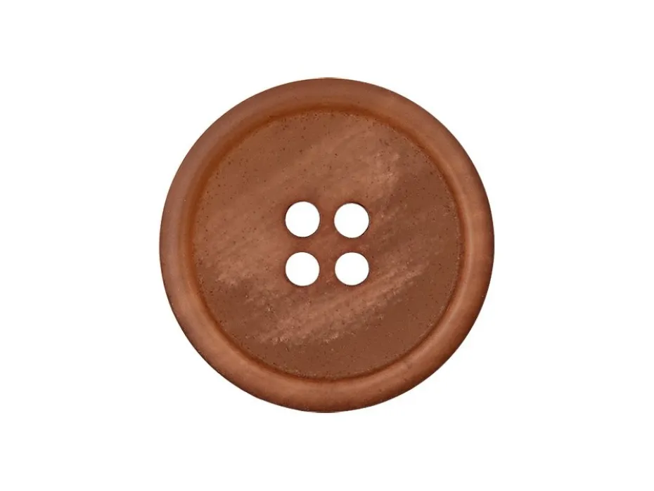 Knapp Resirkulert 453478 4-hull 23mm 16 Brun