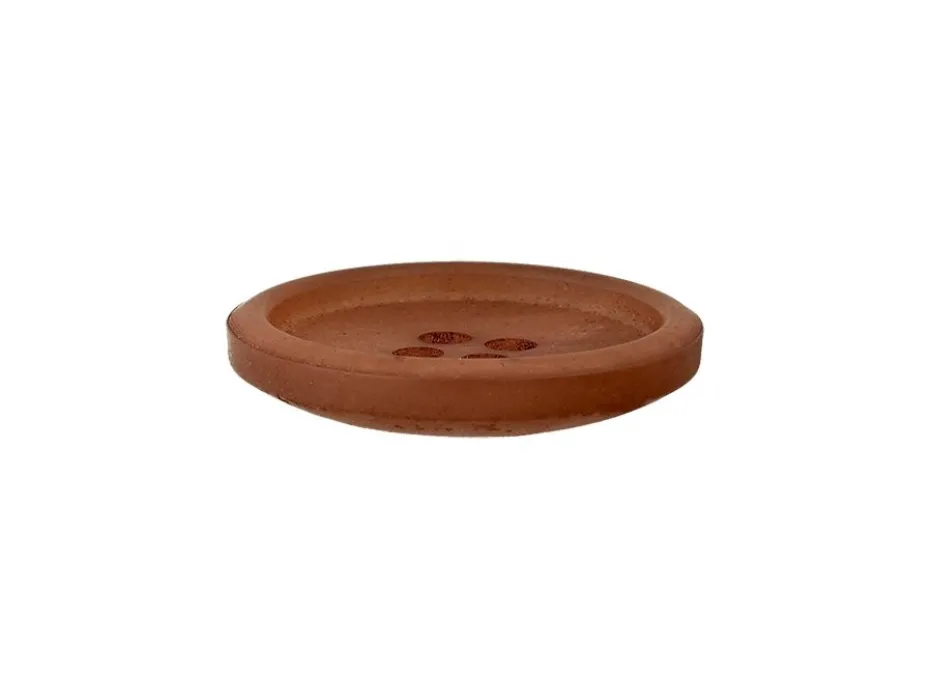 Knapp Resirkulert 453478 4-hull 18mm 16 Brun