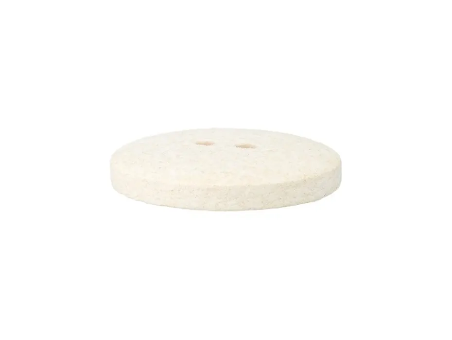 Knapp Resirkulert 452594 2-hull 18mm 14 Hvit