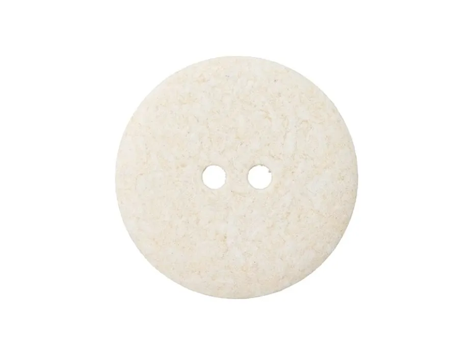 Knapp Resirkulert 452594 2-hull 18mm 14 Hvit