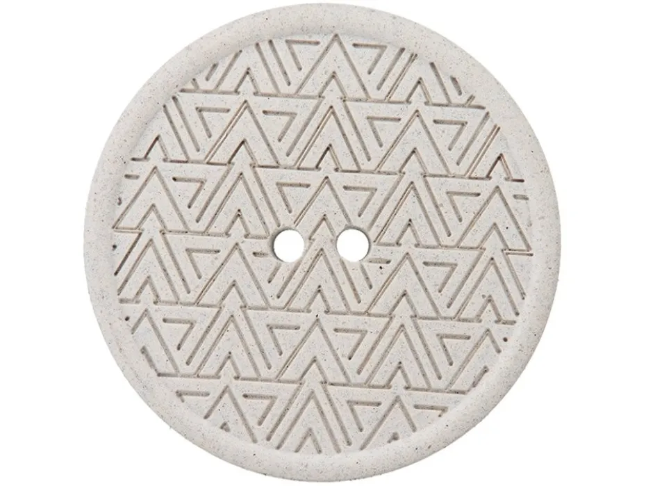 Knapp Resirkulert 453503 2-hull 20mm 74 Lys grå
