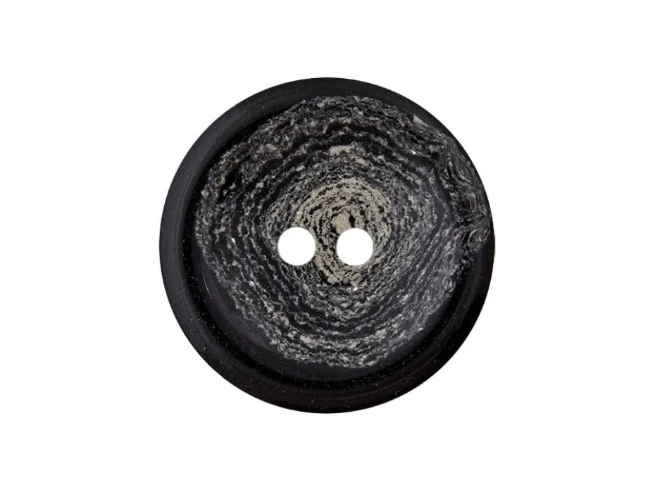 Knapp Resirkulert 453479 2-hull 15mm 80 Sort
