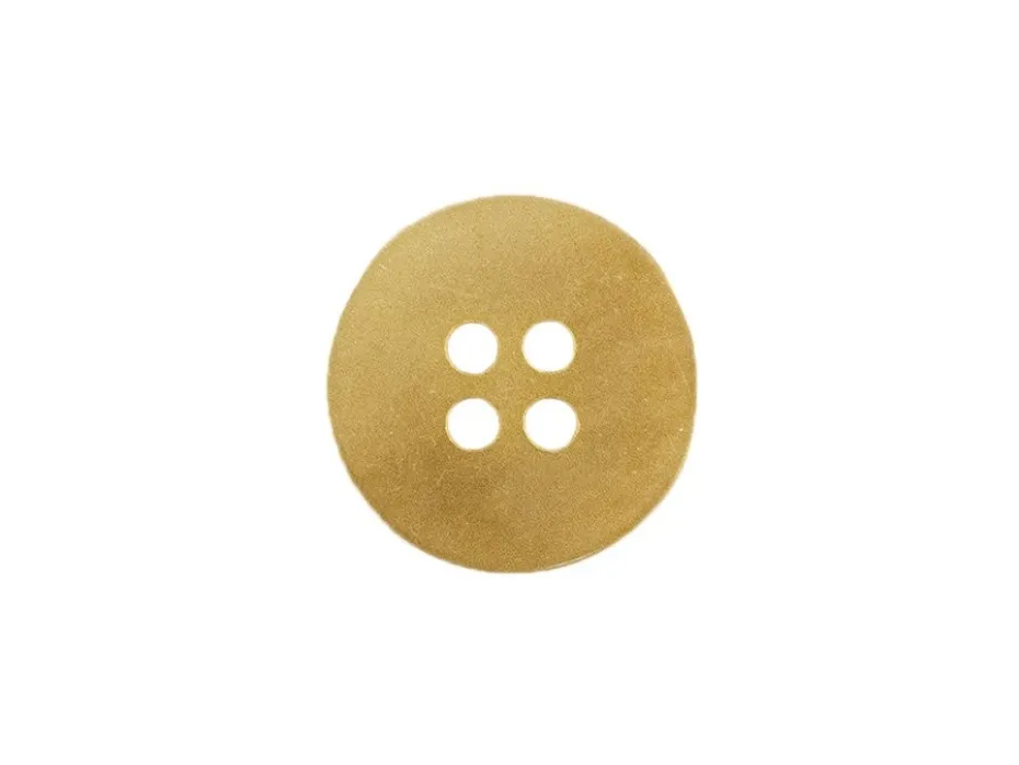 Knapp – Rund – 4-hull 13mm – Beige
