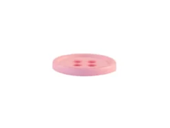 Knapp – Rund – 4-hull 15mm – Lys Rosa