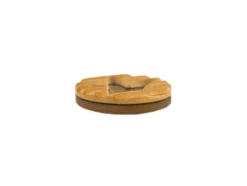 Knapp – Rund – 2-hull 23mm – Natur