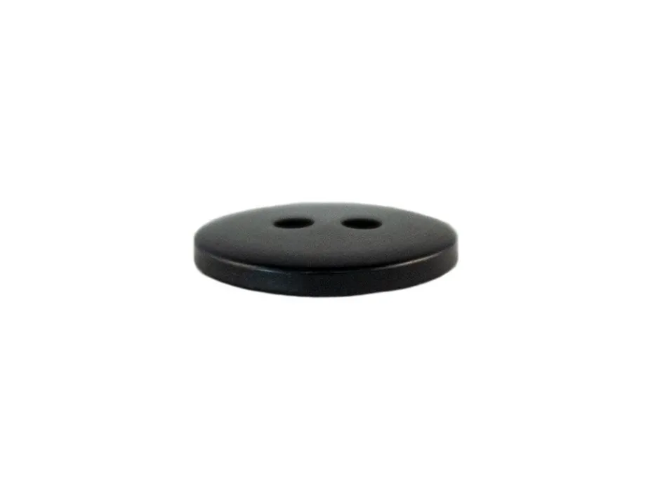 Knapp – Rund – 2-hull 23mm – Sort