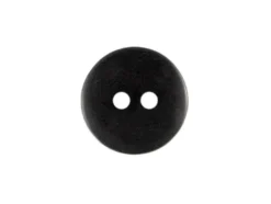 Knapp – Rund – 2-hull 18mm – Sort
