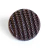Knapp – Strikk – 18mm – Mørk brun