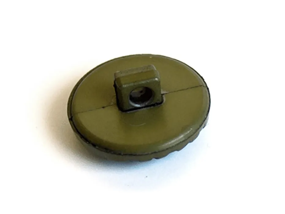 Knapp – Strikk – 18mm – Oliven