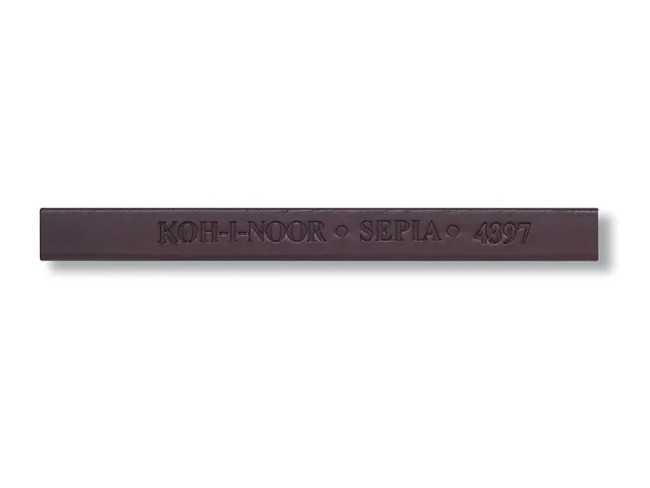 Koh-i-Noor Carre Rødkritt 18stk – 4397 – Lys sepia