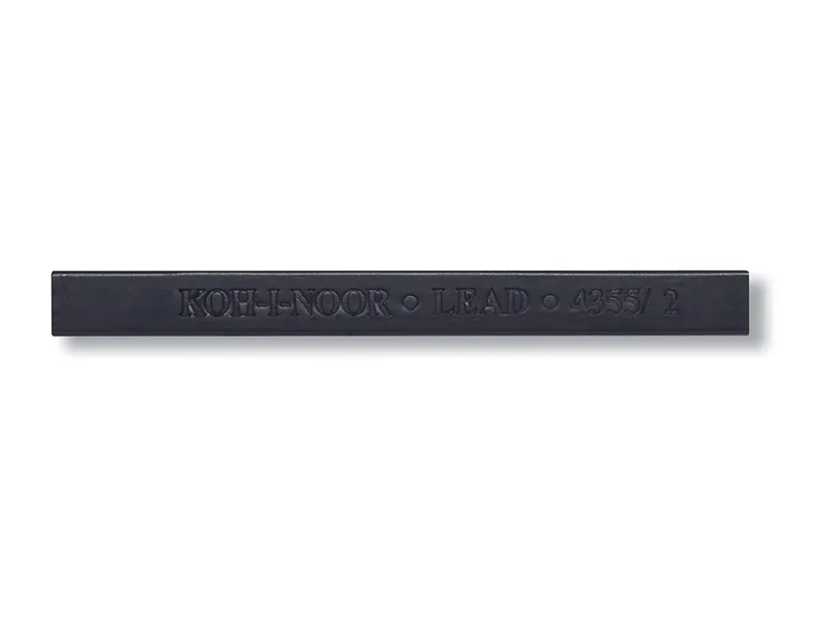 Koh-i-Noor Carre Sortkritt 18stk – 4355/1 Soft – Sort