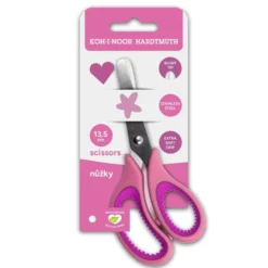 Koh-i-noor Extra Soft Grip Barnesaks – Rosa 13,5 cm