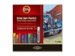 Koh-i-Noor Extra Soft Pastel Rund 8554 – Sett 24stk