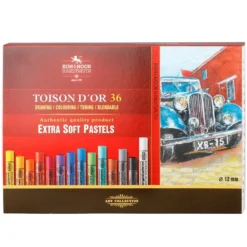 Koh-i-Noor Extra Soft Pastel Rund 8555 – Sett 36stk